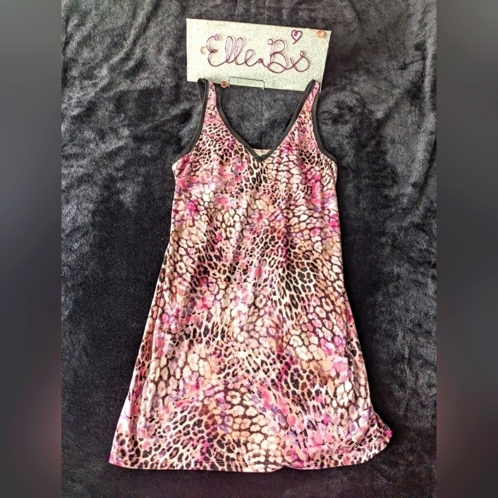 NWOT Joyspun Purple / Pink Animal Print Night Dress M